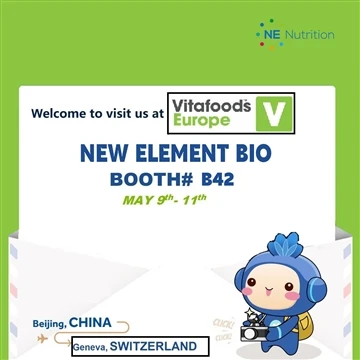 NEW ELEMENT BIO wird an der #Vitafoods Europe 2023 teilnehmen!