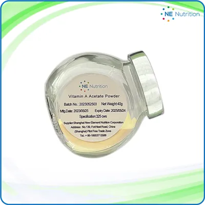 Vitamin-A-Acetat-Pulver in Lebensmitteln